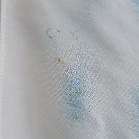 Southern Shirt  Blue and White Tie Dye Kimono  Sz One Size - Picture 9 of 9